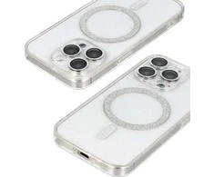 Toptel Tel Protect Glitter Magsafe dėklas skirtas Samsung Galaxy S26 Plus skaidrus