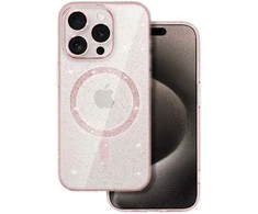 Tel Protect Glitter Magsafe dėklas skirtas Samsung Galaxy S26 Ultra rožinės spalvos clear