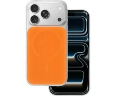 Tel Protect Glossy Magsafe dėklas skirtas Apple iPhone 16 Pro oranžinės spalvos