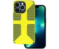 Tel Protect Grip dėklas skirtas Apple iPhone 13 Pro Max geltonos spalvos
