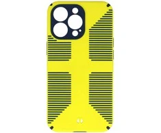 Tel Protect Grip dėklas skirtas Apple iPhone 13 Pro Max geltonos spalvos