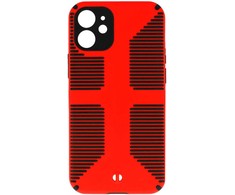 Dėklas TEL PROTECT Grip Case skirtas Apple iPhone 12 raudonos spalvos