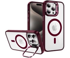 Tel Protect Kickstand Magsafe Dėklas skirtas Apple iPhone 13 Pro burgundy