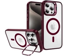 Tel Protect Kickstand Magsafe dėklas skirtas Apple iPhone 11 burgundy