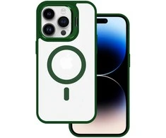 Tel Protect Kickstand Magsafe dėklas skirtas Apple iPhone 14 Pro Max žalios spalvos