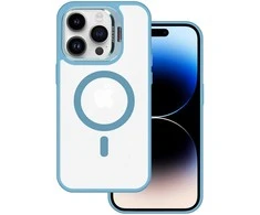 Tel Protect Kickstand Magsafe dėklas skirtas Apple iPhone 14 Pro mėlynos spalvos