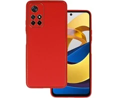 Tel Protect Luxury dėklas skirtas Xiaomi Redmi Note 11 5G/Note 11S 5G/Poco M4 Pro 5G Raudona