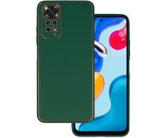 Dėklas TEL PROTECT Luxury Case skirtas Xiaomi Redmi Note 11 Pro/Note 11 Pro 5G žalios spalvos