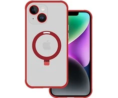 Tel Protect Magical Magsafe Stand dėklas skirtas Apple iPhone 13 raudonos spalvos