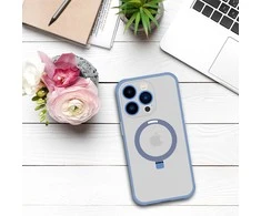 Tel Protect Magical Magsafe Stand dėklas skirtas Apple iPhone 12 Pro mėlynos spalvos
