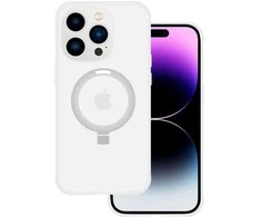 Tel Protect Magical Magsafe Stand dėklas skirtas Apple iPhone 13 Pro sidabro spalvos
