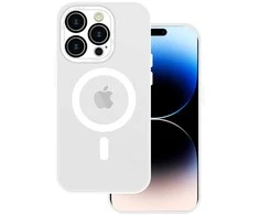 Tel Protect Magmat dėklas skirtas Apple iPhone 15 Pro baltos spalvos