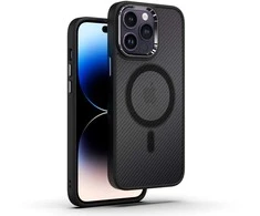 Tel Protect Magnetic Carbon dėklas skirtas Apple iPhone 13 Pro juodas