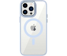 Tel Protect Magnetic Clear Dėklas skirtas Apple iPhone 15 Pro Max Light mėlynas