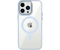 Tel Protect Magnetic Clear dėklas skirtas Apple iPhone 13 Pro Max žydros spalvos