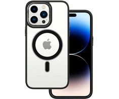 Tel Protect Magnetic Clear dėklas skirtas Apple iPhone 13 Pro juodos spalvos