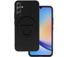 Tel Protect Magnetic Elipse dėklas skirtas Samsung Galaxy A34 5G juodos spalvos