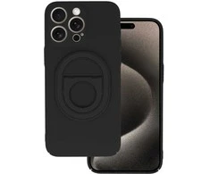 Tel Protect Magnetic Elipse dėklas skirtas Apple iPhone 15 Pro juodos spalvos