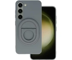 Tel Protect Magnetic Elipse dėklas skirtas Samsung Galaxy S23 pilkos spalvos