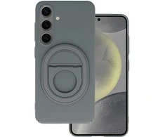 Tel Protect Magnetic Elipse dėklas skirtas Samsung Galaxy S24 Plus pilkos spalvos