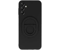 Tel Protect Magnetic Elipse dėklas skirtas Samsung Galaxy A14 4G/5G juodos spalvos