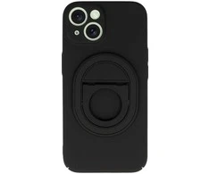 Tel Protect Magnetic Elipse dėklas skirtas Apple iPhone 15 Plus juodos spalvos