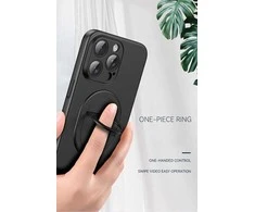Tel Protect Magnetic Elipse dėklas skirtas Apple iPhone 15 Pro Max juodos spalvos