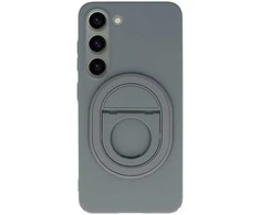 Tel Protect Magnetic Elipse dėklas skirtas Samsung Galaxy S23 pilkos spalvos