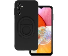 Tel Protect Magnetic Elipse dėklas skirtas Samsung Galaxy A14 4G/5G juodos spalvos