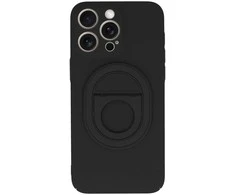 Tel Protect Magnetic Elipse dėklas skirtas Apple iPhone 15 Pro juodos spalvos