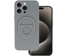 Tel Protect Magnetic Elipse dėklas skirtas Samsung Galaxy A14 4G/5G pilkos spalvos