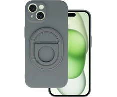 Tel Protect Magnetic Elipse dėklas skirtas Apple iPhone 15 pilkos spalvos
