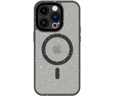 Tel Protect Magnetic Splash Frosted dėklas skirtas Apple iPhone 15 Pro Max juodos spalvos