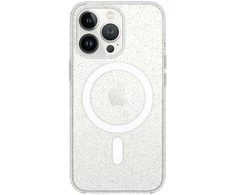 Tel Protect MagSilicone Clear dėklas skirtas Apple iPhone 15 Pro Max Glitter