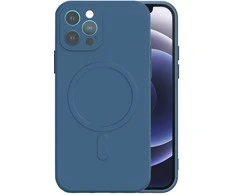 Tel Protect MagSilicone dėklas skirtas Apple iPhone 13 Pro mėlynos spalvos