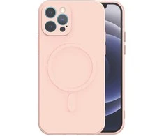 Tel Protect MagSilicone dėklas skirtas Apple iPhone 13 Pro Max Lightrožinės spalvos
