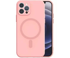 Tel Protect MagSilicone dėklas skirtas Apple iPhone 14 Pro Lightrožinės spalvos