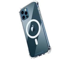 Tel Protect MagSilicone dėklas skirtas Apple iPhone 15 Plus skaidrus