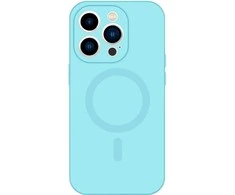 Tel Protect MagSilicone dėklas skirtas Apple iPhone 14 Light mėlynos spalvos