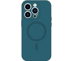 Tel Protect MagSilicone dėklas skirtas Apple iPhone 14 mėlynos spalvos