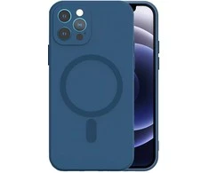 Tel Protect MagSilicone dėklas skirtas Apple iPhone 14 Pro mėlynos spalvos