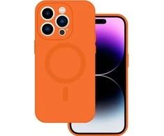 Tel Protect MagSilicone dėklas skirtas Apple iPhone 11 oranžinės spalvos