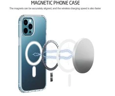 Tel Protect MagSilicone dėklas skirtas Apple iPhone 14 Pro skaidrus