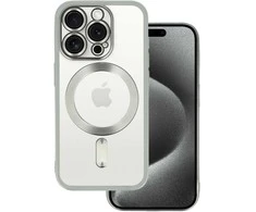 Tel Protect Metallic Magsafe dėklas skirtas Samsung Galaxy S26 Ultra sidabrinės spalvos