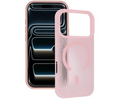 Tel Protect Mist Matte Magsafe dėklas skirtas Apple iPhone 17 Pro Max light rožinės spalvos