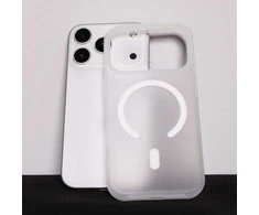 Tel Protect Mist Matte Magsafe dėklas skirtas Apple iPhone 15 Pro skaidrus