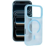 Tel Protect Mist Matte Magsafe dėklas skirtas Apple iPhone 14 Pro light mėlynos spalvos