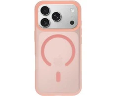 Tel Protect Mist Matte Magsafe dėklas skirtas Apple iPhone 14 rožinės spalvos oranžinės spalvos