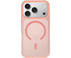 Tel Protect Mist Matte Magsafe dėklas skirtas Samsung Galaxy S24 Ultra rožinės spalvos oranžinės spalvos