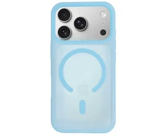 Tel Protect Mist Matte Magsafe dėklas skirtas Samsung Galaxy S23 Ultra light mėlynos spalvos